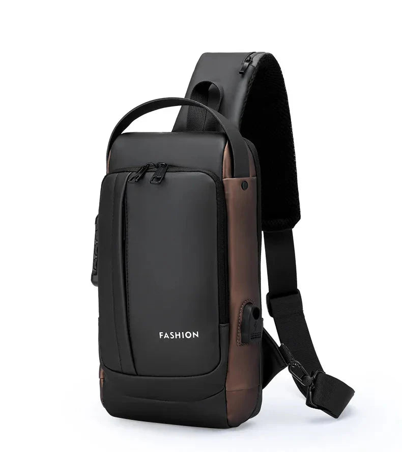 Borsello Tracolla Antifurto USB